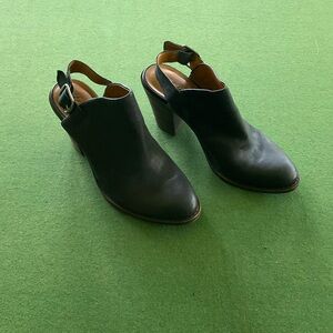 Lucky Brand Black Platform Shoes Heels Size 8 1/2 M
